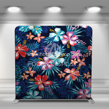 neon tropics Customized Folding Tension Fabric Backdrop